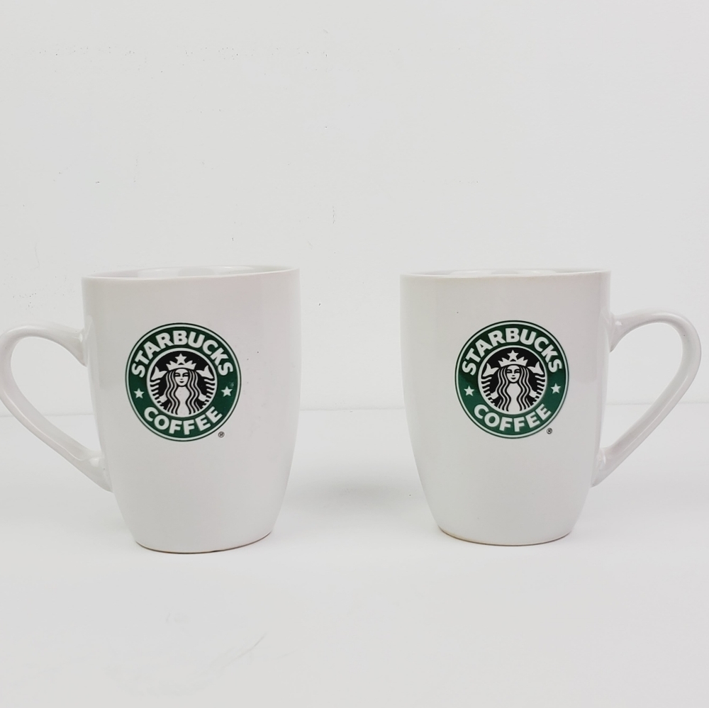 Set of Starbucks Restaurant Mugs 2007 12.4 fl/oz